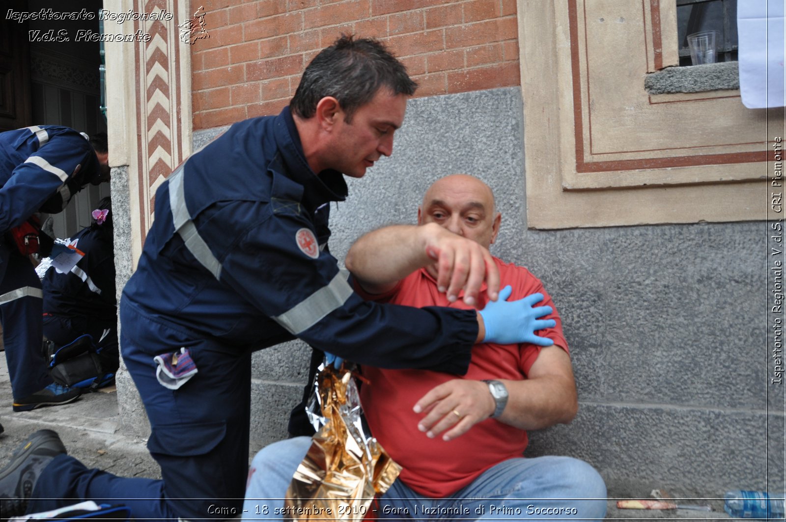 Como - 18 settembre 2010 - Gara Nazionale di Primo Soccorso -  Croce Rossa Italiana - Ispettorato Regionale Volontari del Soccorso Piemonte