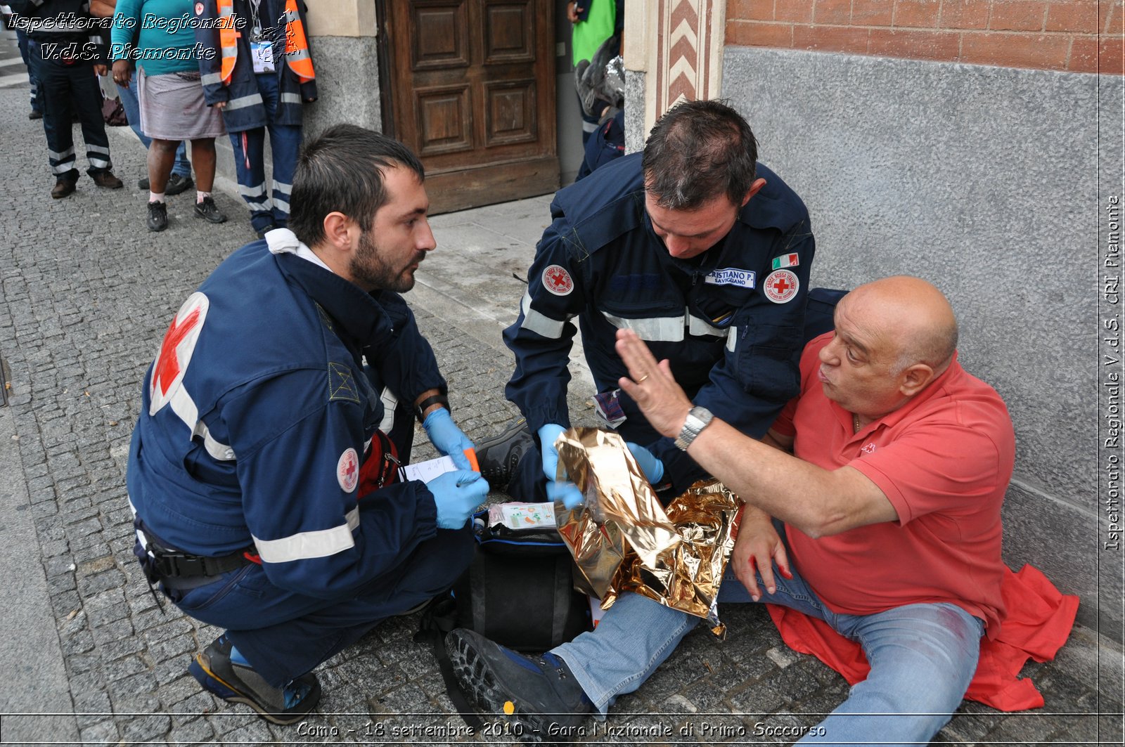 Como - 18 settembre 2010 - Gara Nazionale di Primo Soccorso -  Croce Rossa Italiana - Ispettorato Regionale Volontari del Soccorso Piemonte