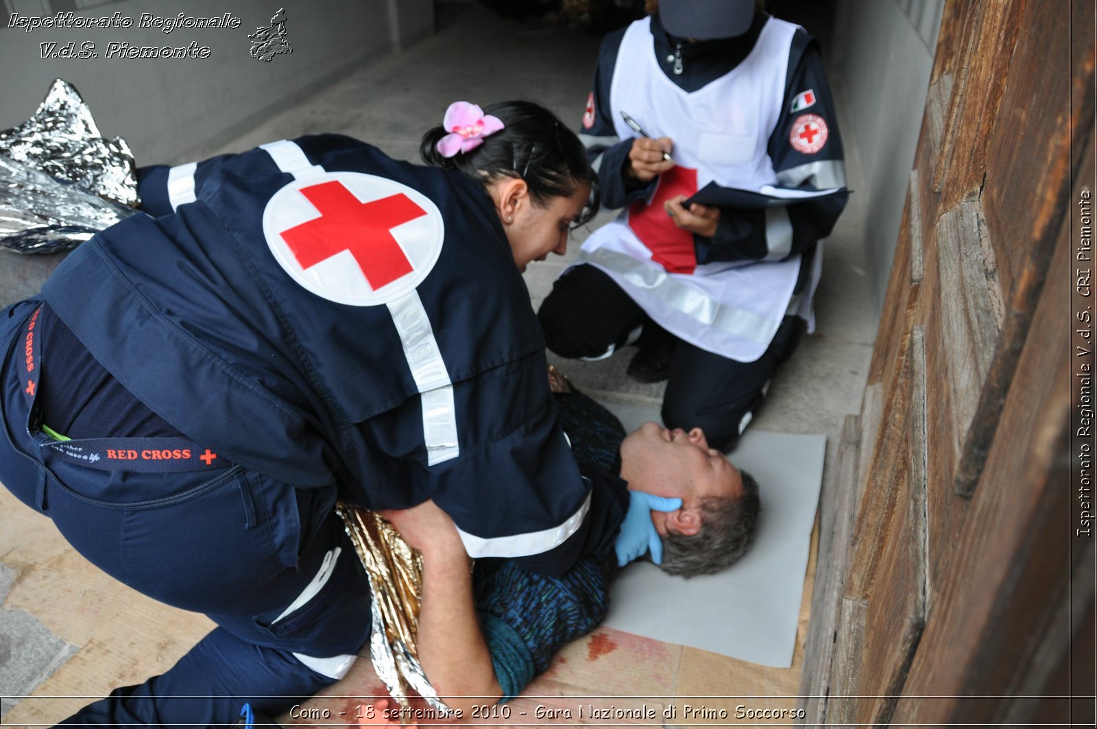 Como - 18 settembre 2010 - Gara Nazionale di Primo Soccorso -  Croce Rossa Italiana - Ispettorato Regionale Volontari del Soccorso Piemonte