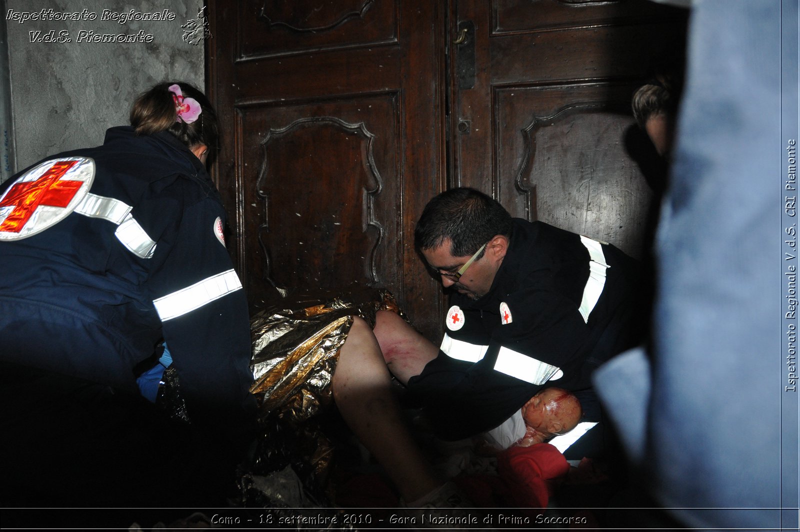 Como - 18 settembre 2010 - Gara Nazionale di Primo Soccorso -  Croce Rossa Italiana - Ispettorato Regionale Volontari del Soccorso Piemonte