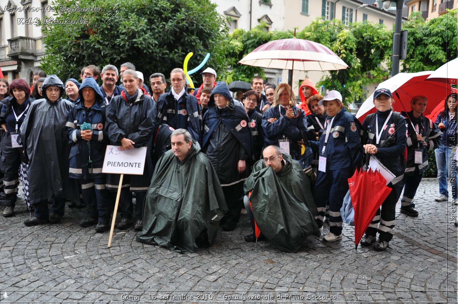 Como - 18 settembre 2010 - Gara Nazionale di Primo Soccorso -  Croce Rossa Italiana - Ispettorato Regionale Volontari del Soccorso Piemonte