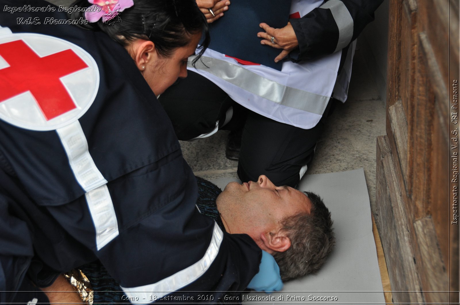 Como - 18 settembre 2010 - Gara Nazionale di Primo Soccorso -  Croce Rossa Italiana - Ispettorato Regionale Volontari del Soccorso Piemonte