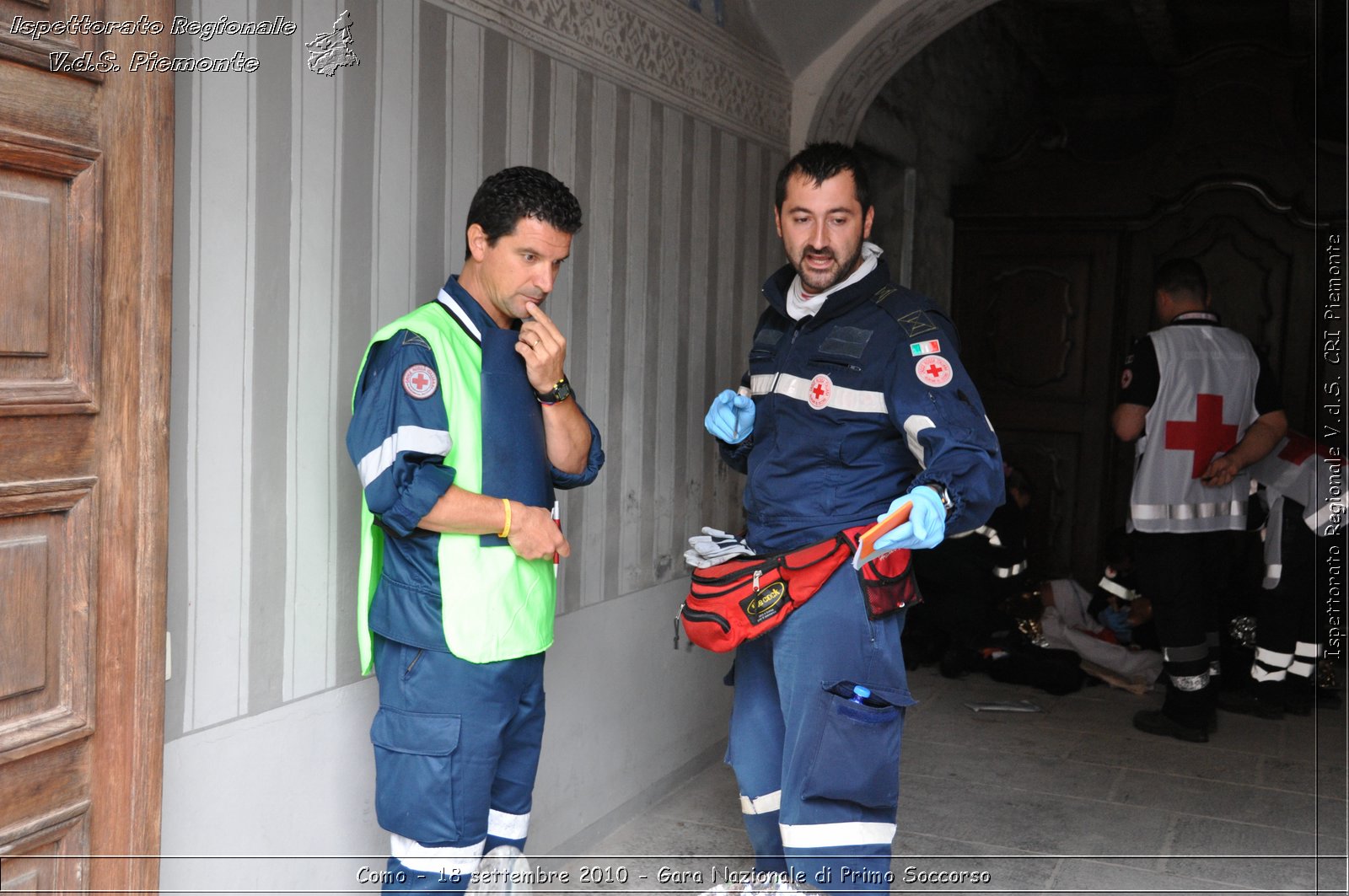 Como - 18 settembre 2010 - Gara Nazionale di Primo Soccorso -  Croce Rossa Italiana - Ispettorato Regionale Volontari del Soccorso Piemonte