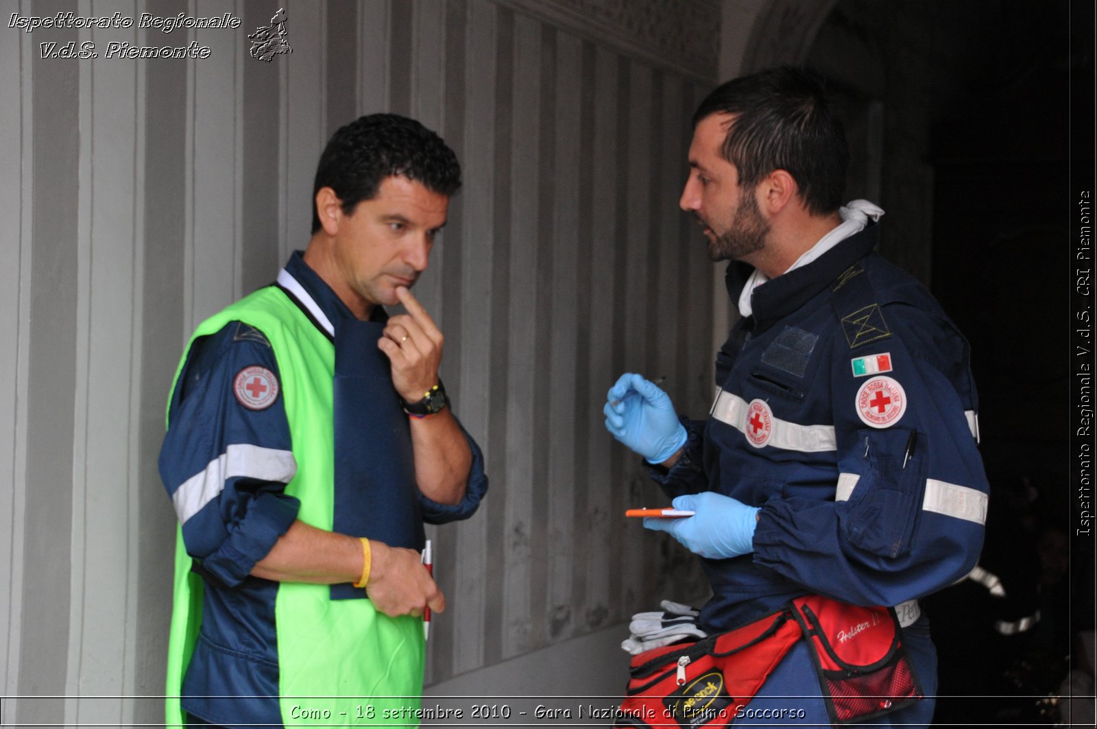 Como - 18 settembre 2010 - Gara Nazionale di Primo Soccorso -  Croce Rossa Italiana - Ispettorato Regionale Volontari del Soccorso Piemonte