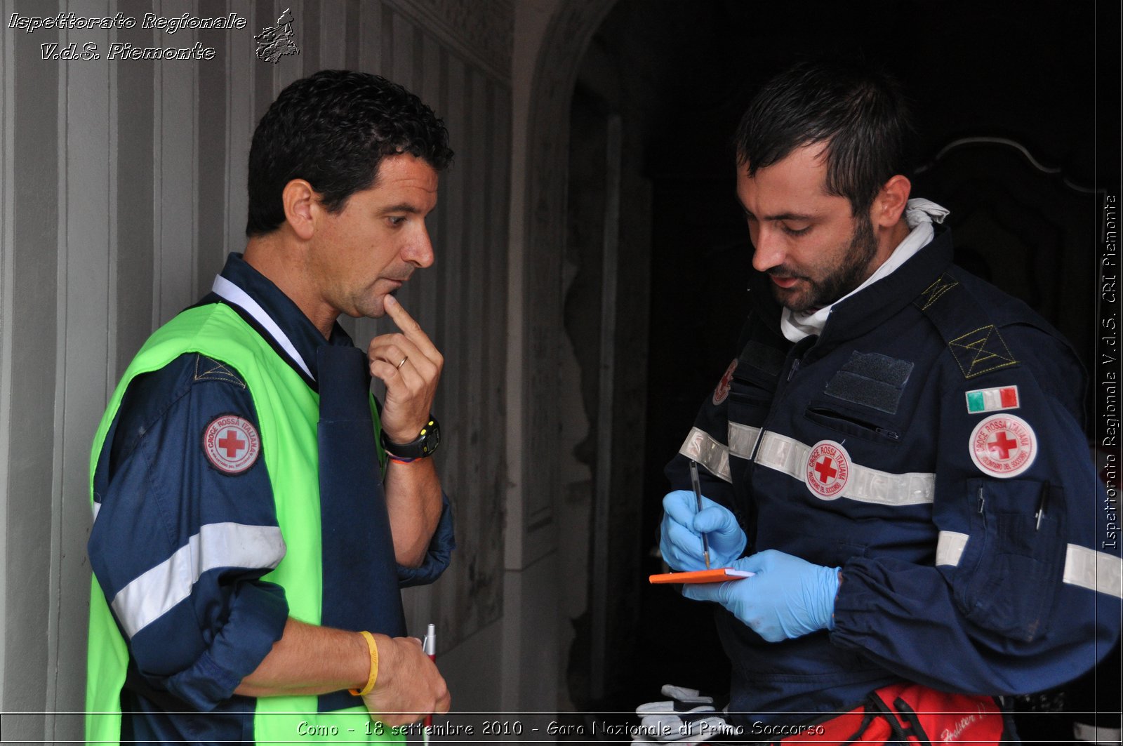 Como - 18 settembre 2010 - Gara Nazionale di Primo Soccorso -  Croce Rossa Italiana - Ispettorato Regionale Volontari del Soccorso Piemonte