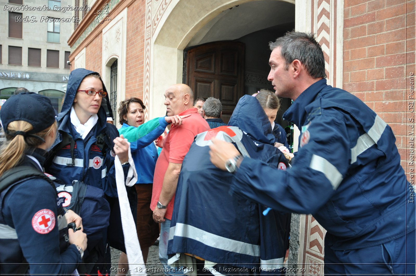 Como - 18 settembre 2010 - Gara Nazionale di Primo Soccorso -  Croce Rossa Italiana - Ispettorato Regionale Volontari del Soccorso Piemonte