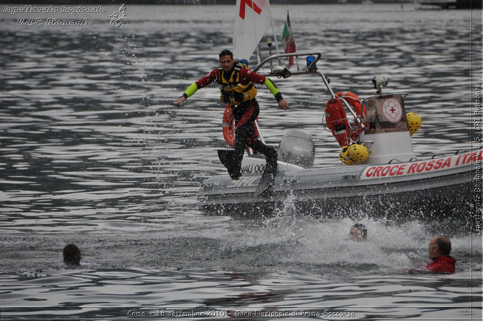 Como - 18 settembre 2010 - Gara Nazionale di Primo Soccorso -  Croce Rossa Italiana - Ispettorato Regionale Volontari del Soccorso Piemonte