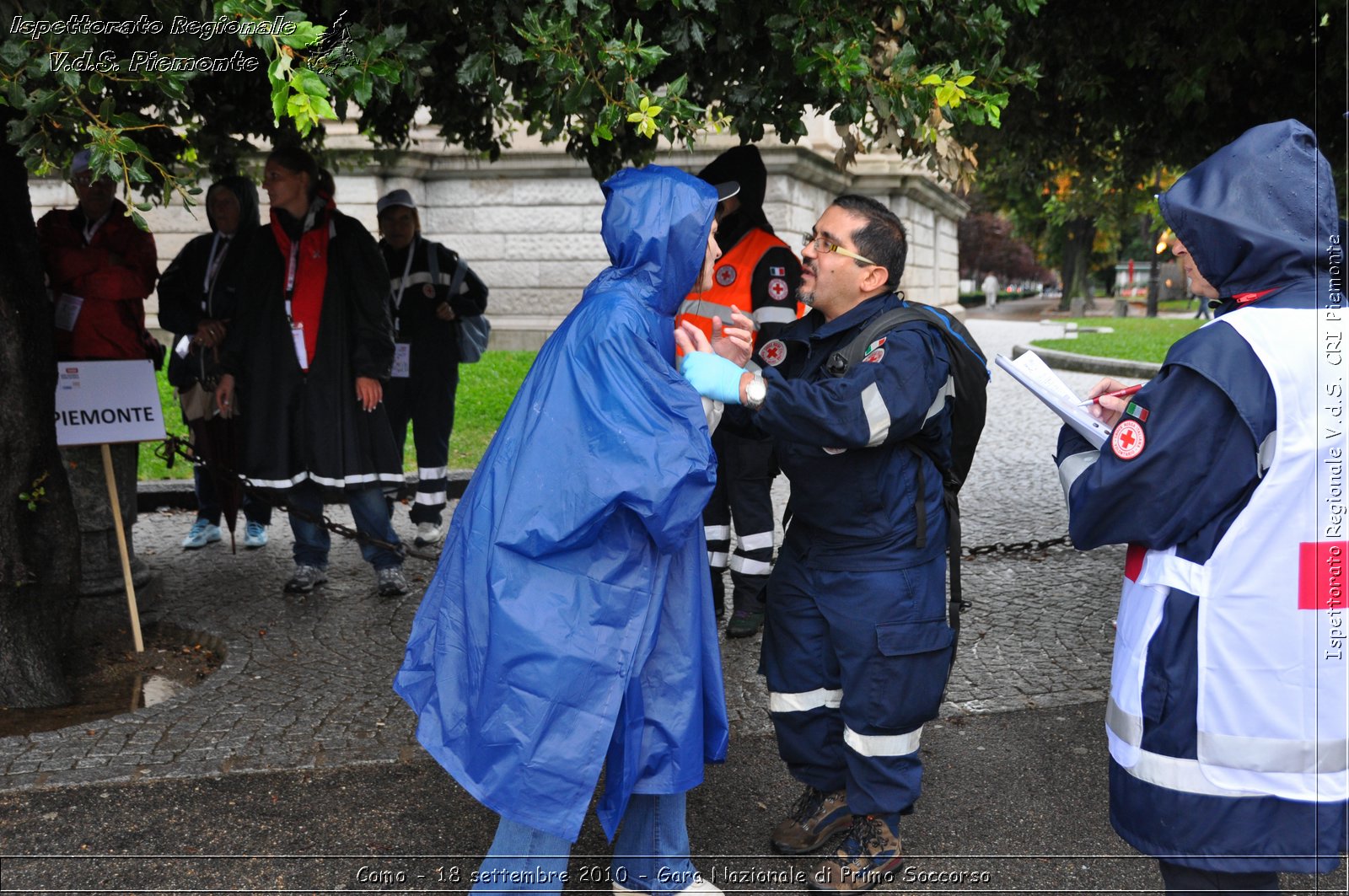 Como - 18 settembre 2010 - Gara Nazionale di Primo Soccorso -  Croce Rossa Italiana - Ispettorato Regionale Volontari del Soccorso Piemonte