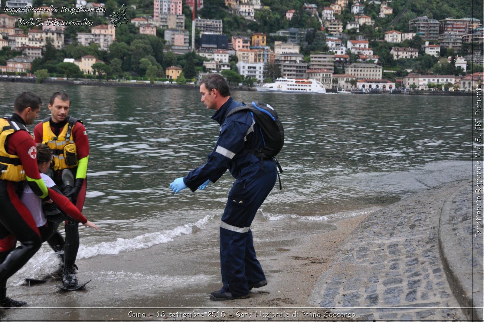 Como - 18 settembre 2010 - Gara Nazionale di Primo Soccorso -  Croce Rossa Italiana - Ispettorato Regionale Volontari del Soccorso Piemonte