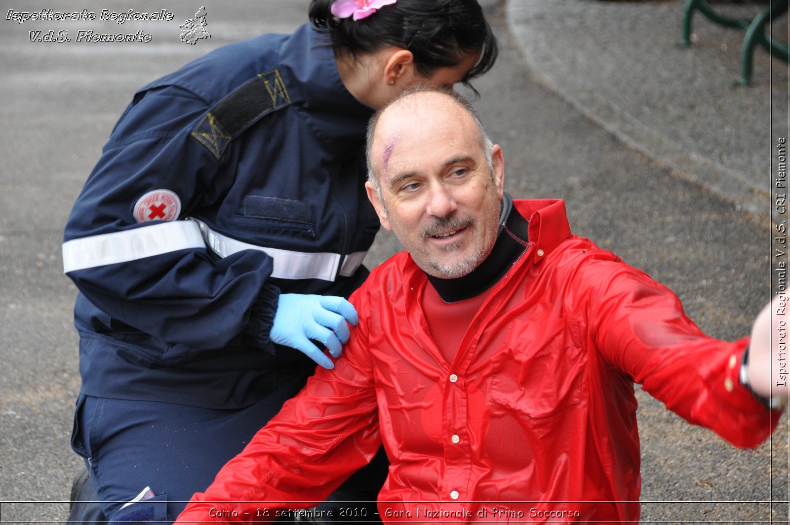 Como - 18 settembre 2010 - Gara Nazionale di Primo Soccorso -  Croce Rossa Italiana - Ispettorato Regionale Volontari del Soccorso Piemonte