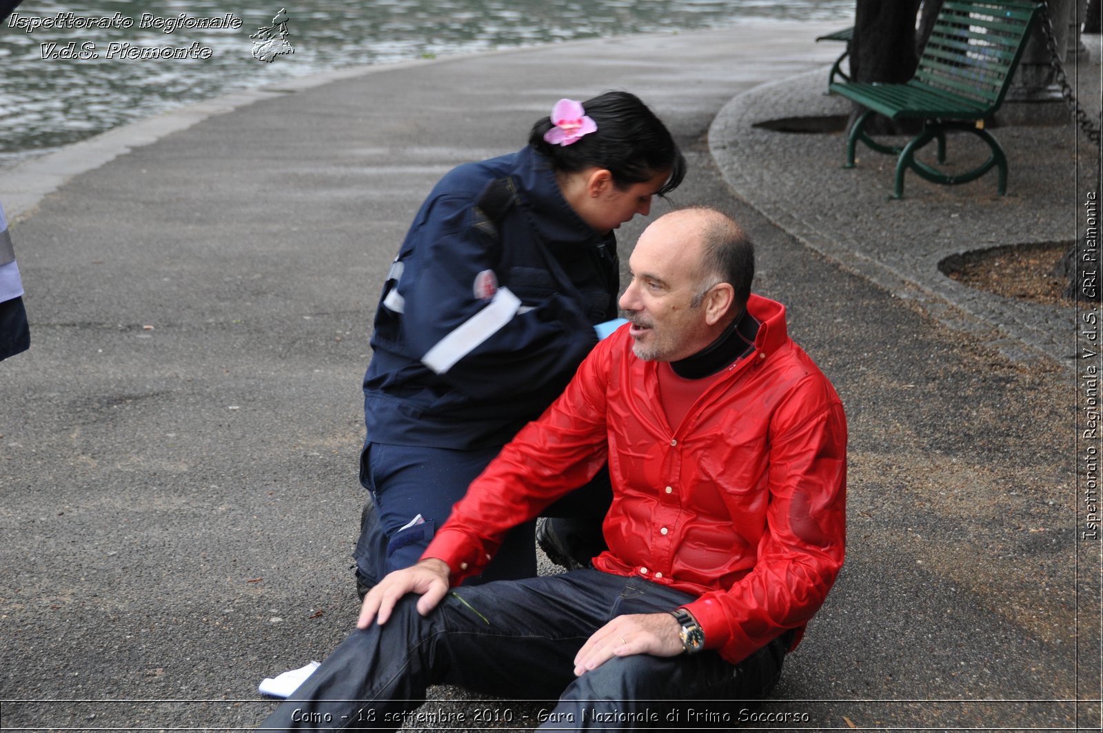 Como - 18 settembre 2010 - Gara Nazionale di Primo Soccorso -  Croce Rossa Italiana - Ispettorato Regionale Volontari del Soccorso Piemonte