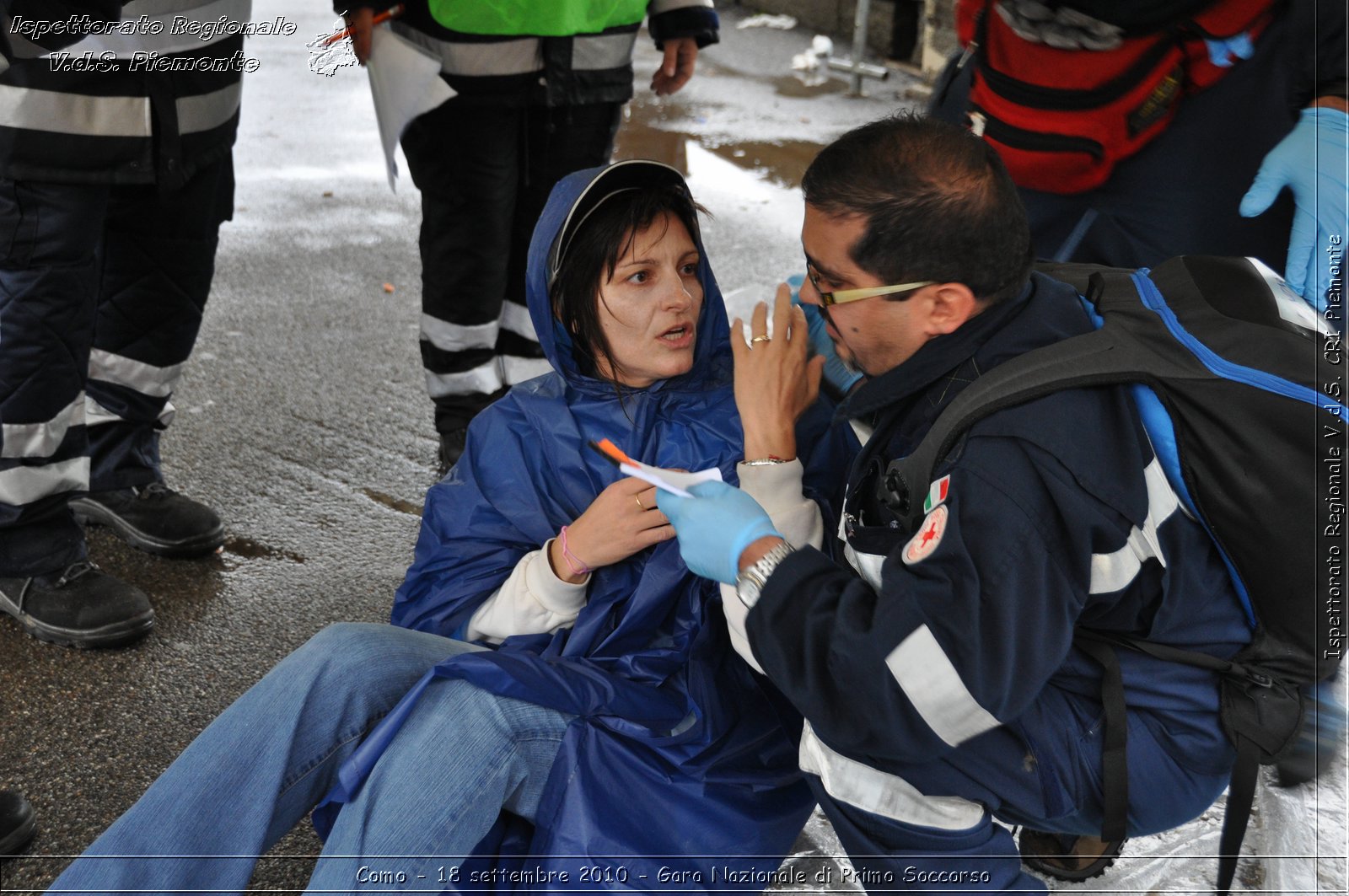 Como - 18 settembre 2010 - Gara Nazionale di Primo Soccorso -  Croce Rossa Italiana - Ispettorato Regionale Volontari del Soccorso Piemonte