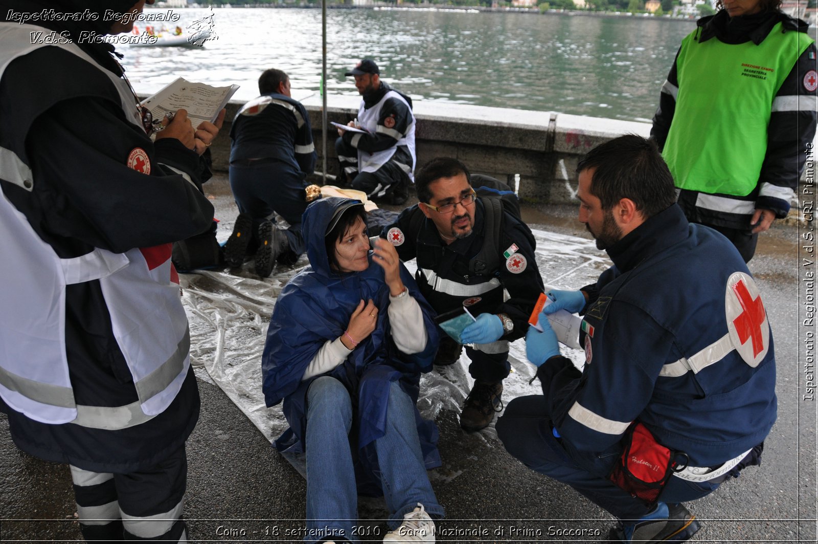 Como - 18 settembre 2010 - Gara Nazionale di Primo Soccorso -  Croce Rossa Italiana - Ispettorato Regionale Volontari del Soccorso Piemonte