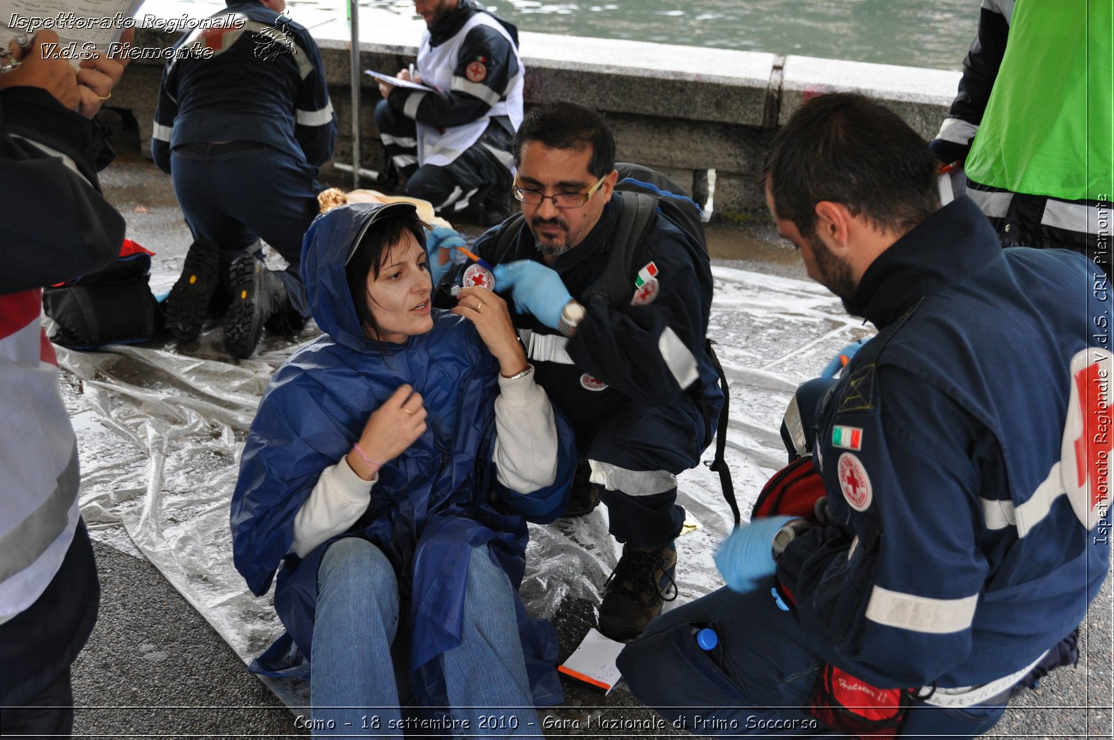 Como - 18 settembre 2010 - Gara Nazionale di Primo Soccorso -  Croce Rossa Italiana - Ispettorato Regionale Volontari del Soccorso Piemonte