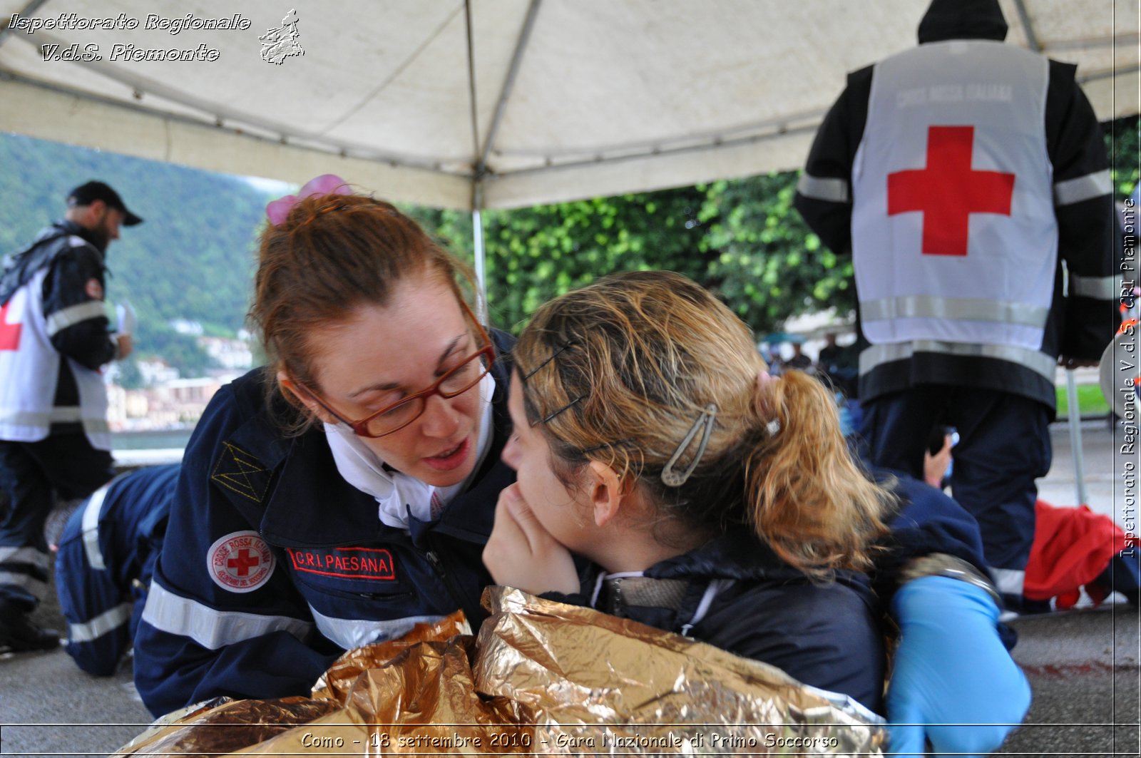 Como - 18 settembre 2010 - Gara Nazionale di Primo Soccorso -  Croce Rossa Italiana - Ispettorato Regionale Volontari del Soccorso Piemonte