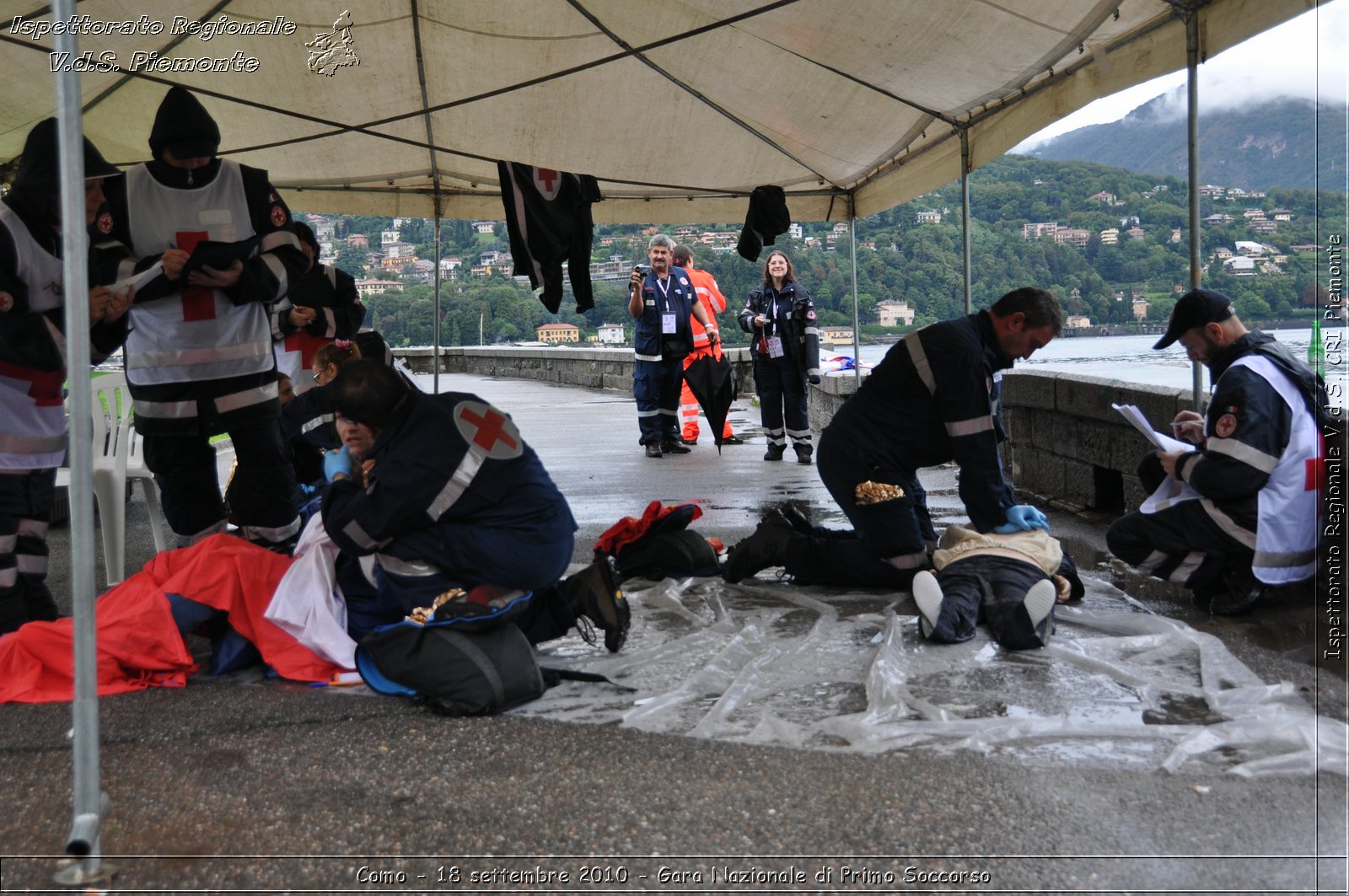 Como - 18 settembre 2010 - Gara Nazionale di Primo Soccorso -  Croce Rossa Italiana - Ispettorato Regionale Volontari del Soccorso Piemonte