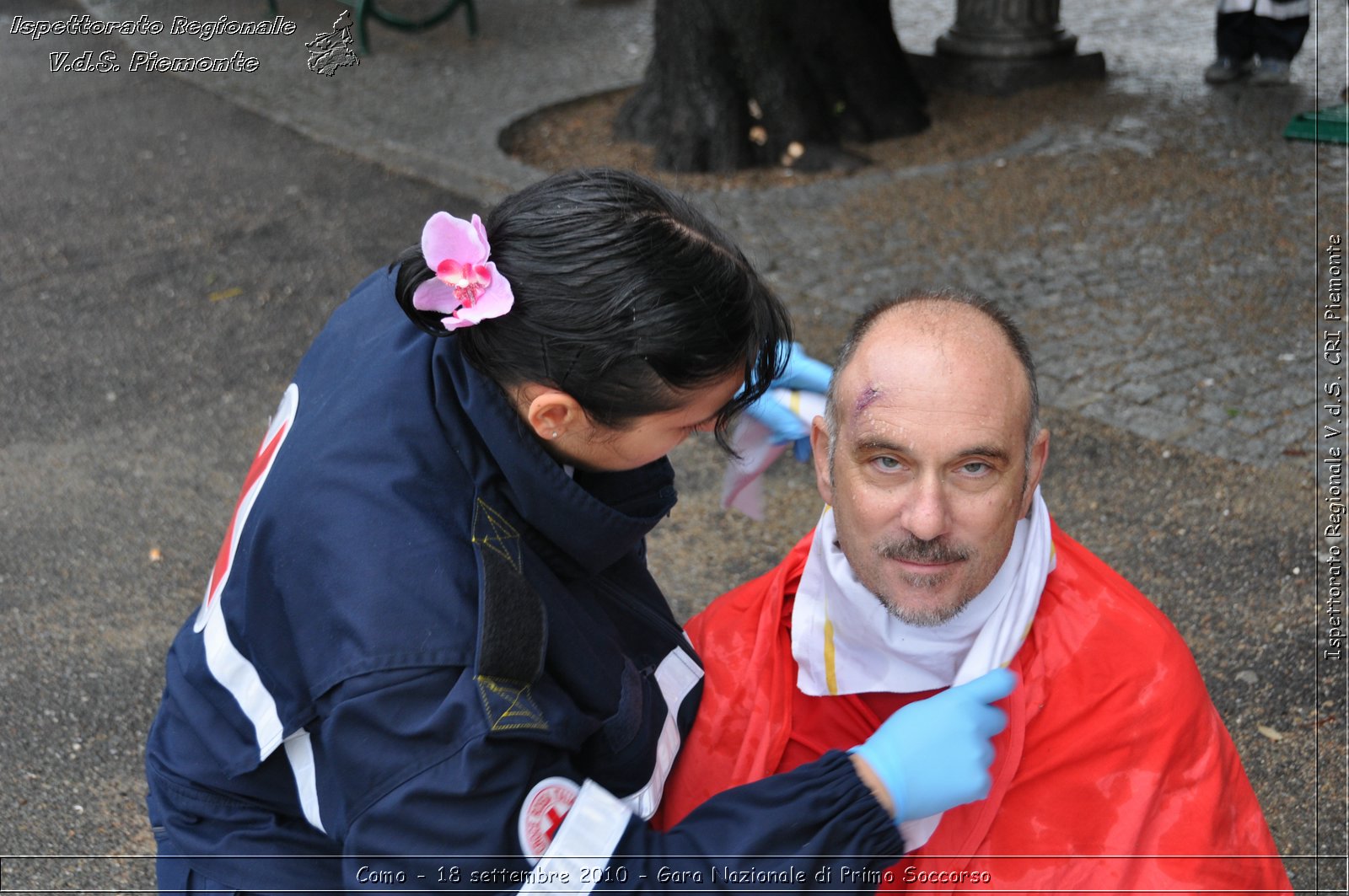 Como - 18 settembre 2010 - Gara Nazionale di Primo Soccorso -  Croce Rossa Italiana - Ispettorato Regionale Volontari del Soccorso Piemonte