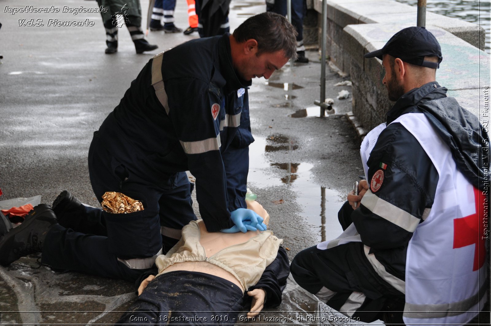 Como - 18 settembre 2010 - Gara Nazionale di Primo Soccorso -  Croce Rossa Italiana - Ispettorato Regionale Volontari del Soccorso Piemonte