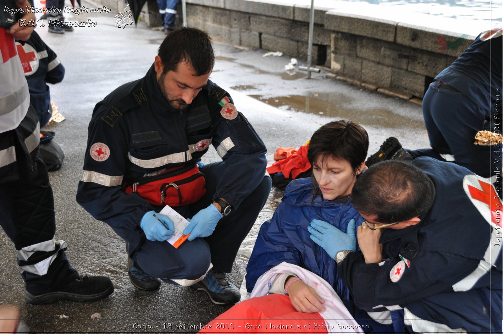 Como - 18 settembre 2010 - Gara Nazionale di Primo Soccorso -  Croce Rossa Italiana - Ispettorato Regionale Volontari del Soccorso Piemonte