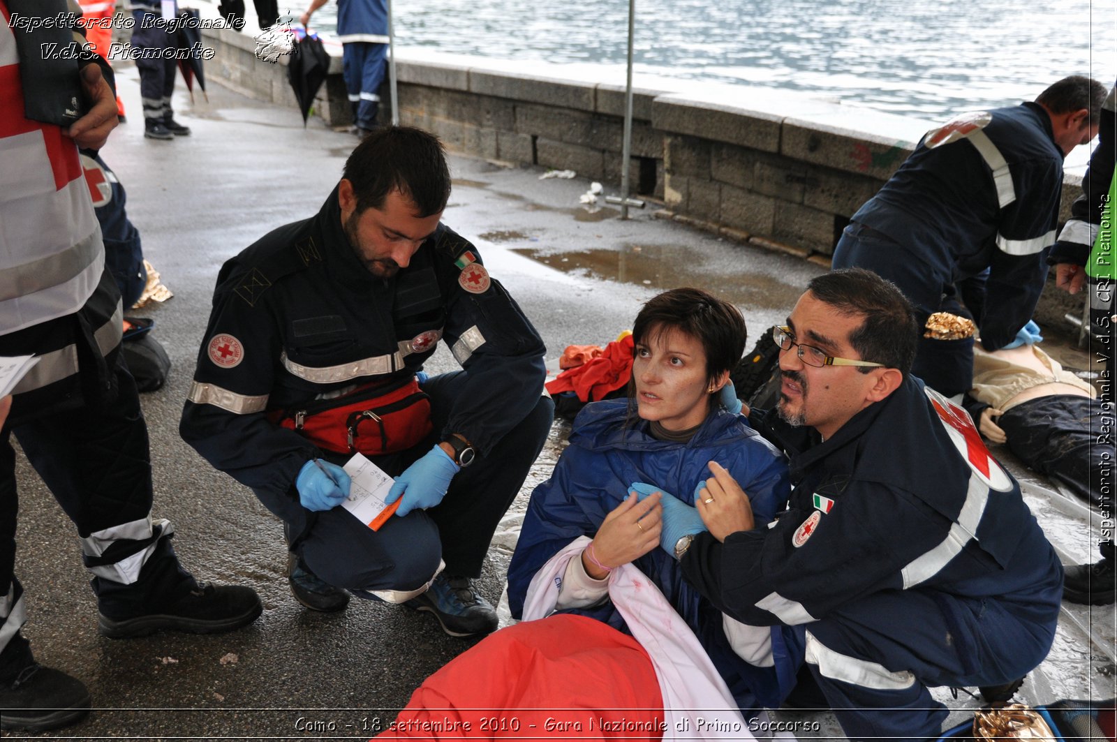 Como - 18 settembre 2010 - Gara Nazionale di Primo Soccorso -  Croce Rossa Italiana - Ispettorato Regionale Volontari del Soccorso Piemonte