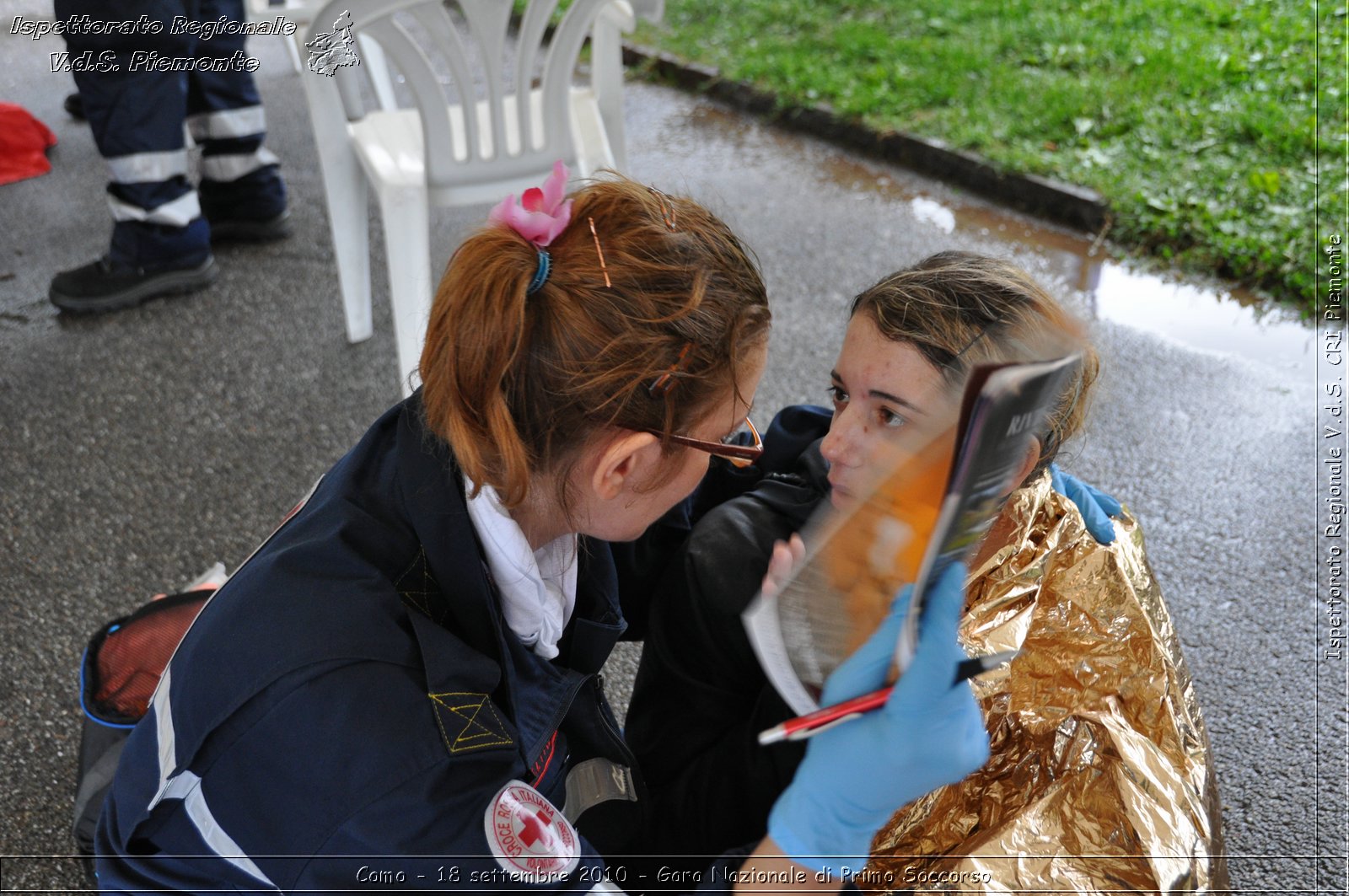 Como - 18 settembre 2010 - Gara Nazionale di Primo Soccorso -  Croce Rossa Italiana - Ispettorato Regionale Volontari del Soccorso Piemonte