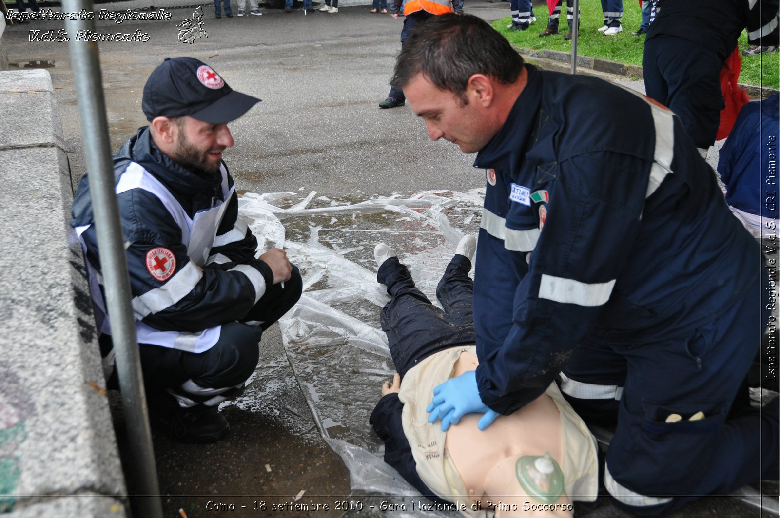 Como - 18 settembre 2010 - Gara Nazionale di Primo Soccorso -  Croce Rossa Italiana - Ispettorato Regionale Volontari del Soccorso Piemonte