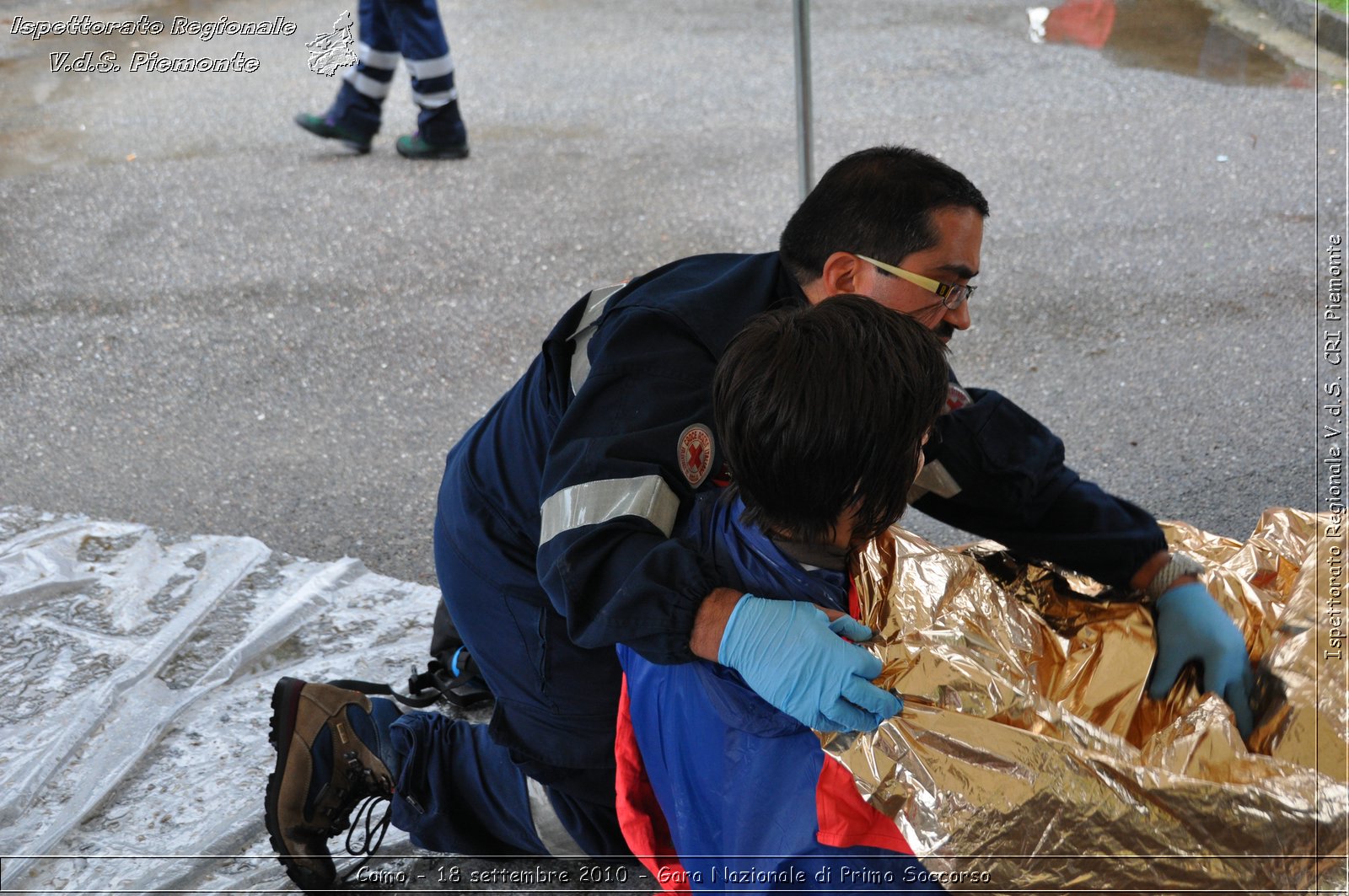 Como - 18 settembre 2010 - Gara Nazionale di Primo Soccorso -  Croce Rossa Italiana - Ispettorato Regionale Volontari del Soccorso Piemonte