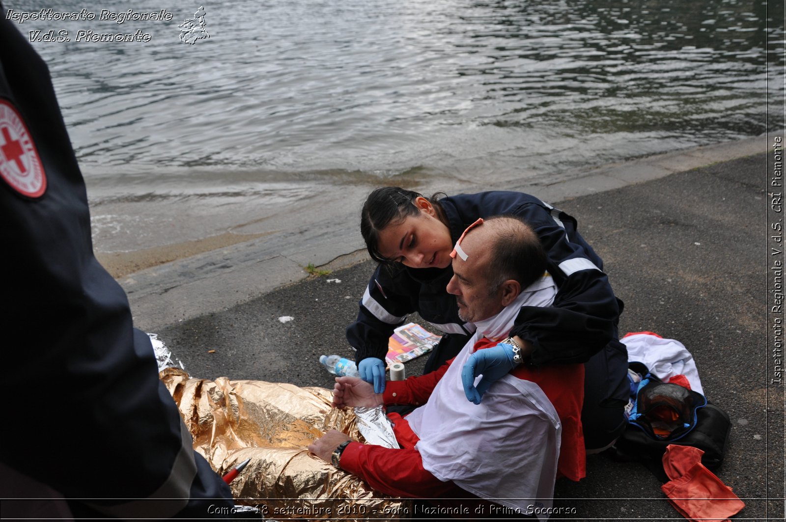 Como - 18 settembre 2010 - Gara Nazionale di Primo Soccorso -  Croce Rossa Italiana - Ispettorato Regionale Volontari del Soccorso Piemonte