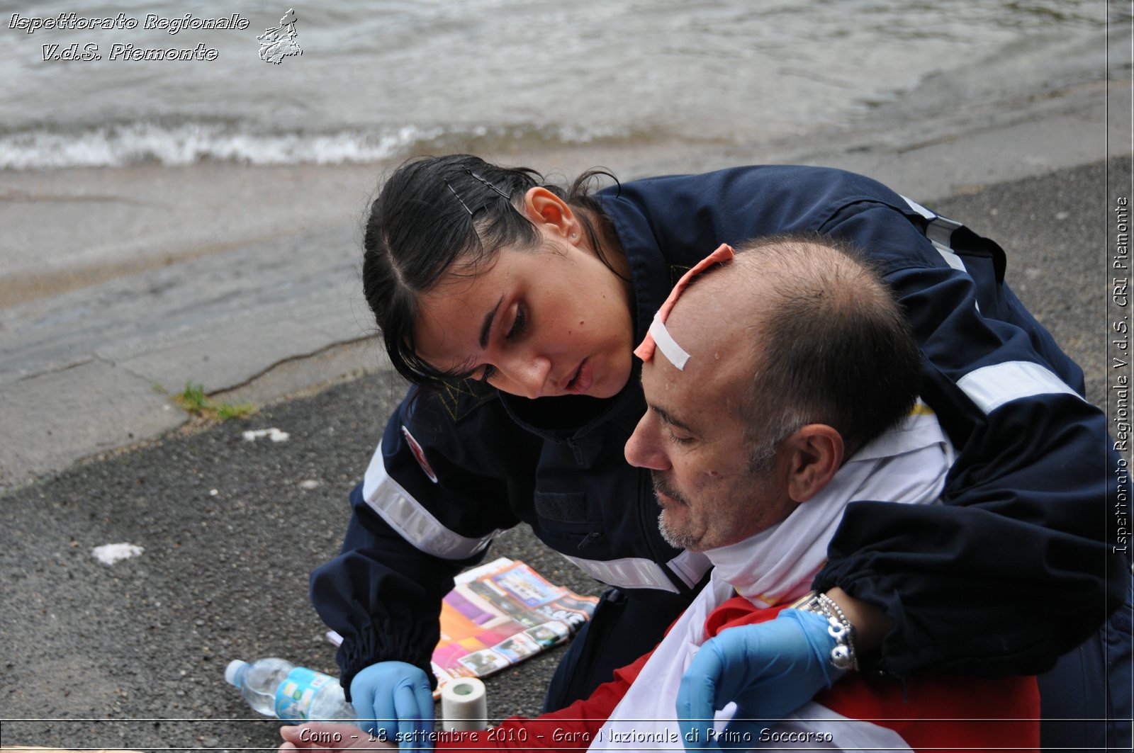 Como - 18 settembre 2010 - Gara Nazionale di Primo Soccorso -  Croce Rossa Italiana - Ispettorato Regionale Volontari del Soccorso Piemonte