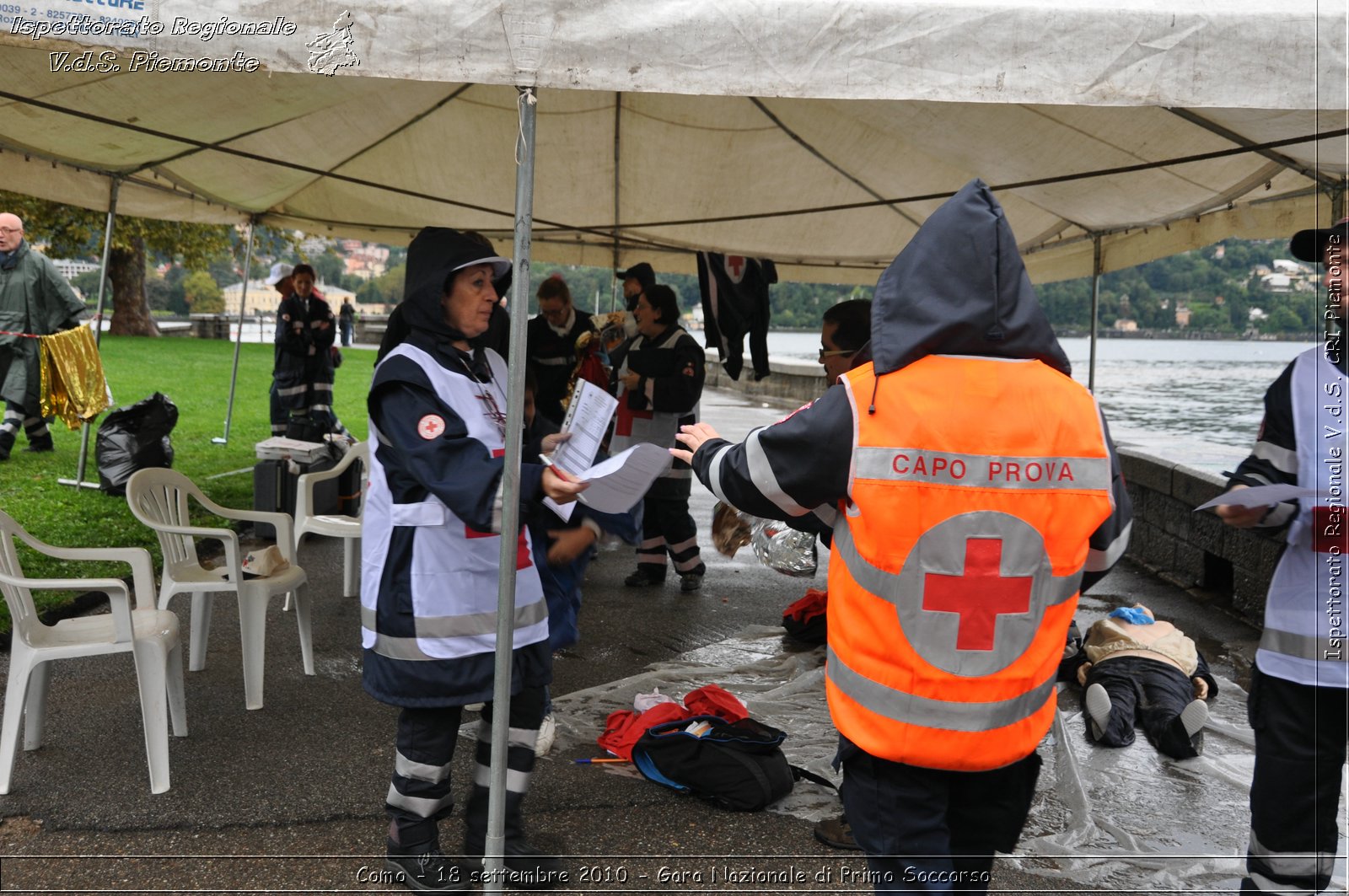 Como - 18 settembre 2010 - Gara Nazionale di Primo Soccorso -  Croce Rossa Italiana - Ispettorato Regionale Volontari del Soccorso Piemonte