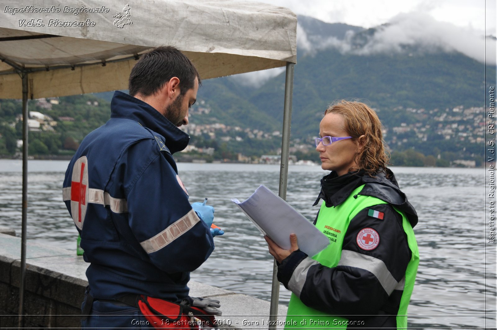 Como - 18 settembre 2010 - Gara Nazionale di Primo Soccorso -  Croce Rossa Italiana - Ispettorato Regionale Volontari del Soccorso Piemonte