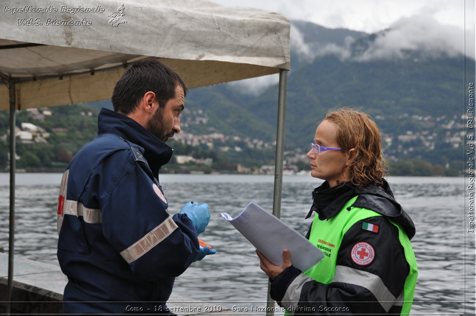 Como - 18 settembre 2010 - Gara Nazionale di Primo Soccorso -  Croce Rossa Italiana - Ispettorato Regionale Volontari del Soccorso Piemonte