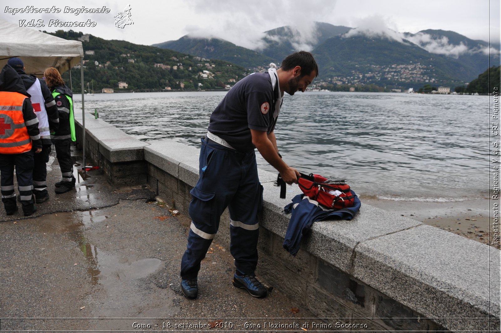 Como - 18 settembre 2010 - Gara Nazionale di Primo Soccorso -  Croce Rossa Italiana - Ispettorato Regionale Volontari del Soccorso Piemonte