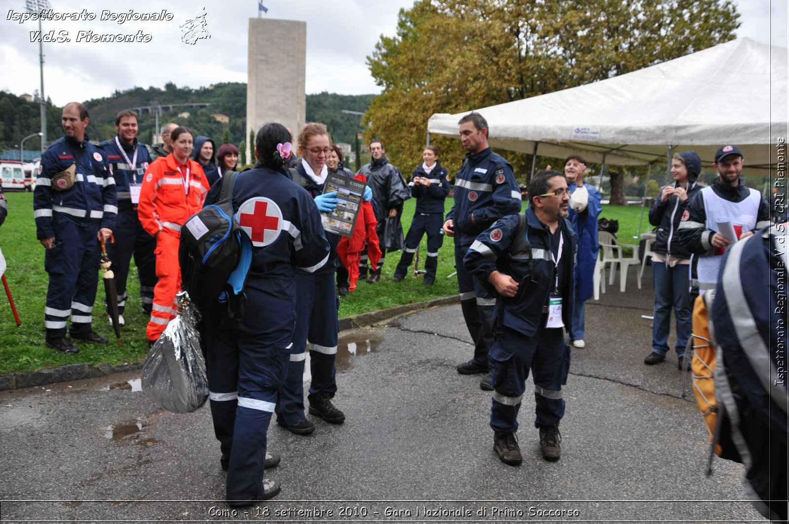 Como - 18 settembre 2010 - Gara Nazionale di Primo Soccorso -  Croce Rossa Italiana - Ispettorato Regionale Volontari del Soccorso Piemonte