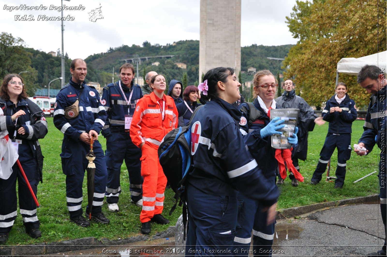 Como - 18 settembre 2010 - Gara Nazionale di Primo Soccorso -  Croce Rossa Italiana - Ispettorato Regionale Volontari del Soccorso Piemonte