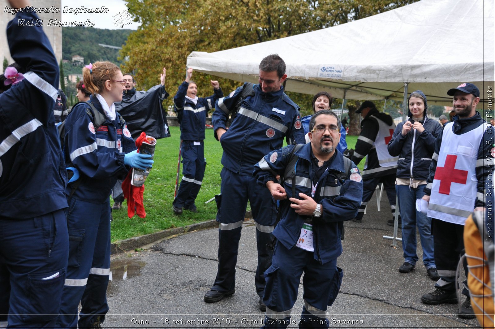 Como - 18 settembre 2010 - Gara Nazionale di Primo Soccorso -  Croce Rossa Italiana - Ispettorato Regionale Volontari del Soccorso Piemonte