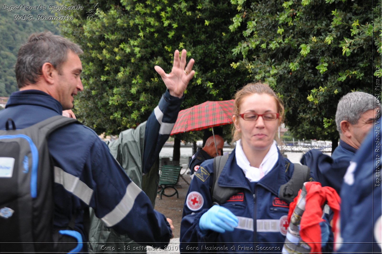 Como - 18 settembre 2010 - Gara Nazionale di Primo Soccorso -  Croce Rossa Italiana - Ispettorato Regionale Volontari del Soccorso Piemonte