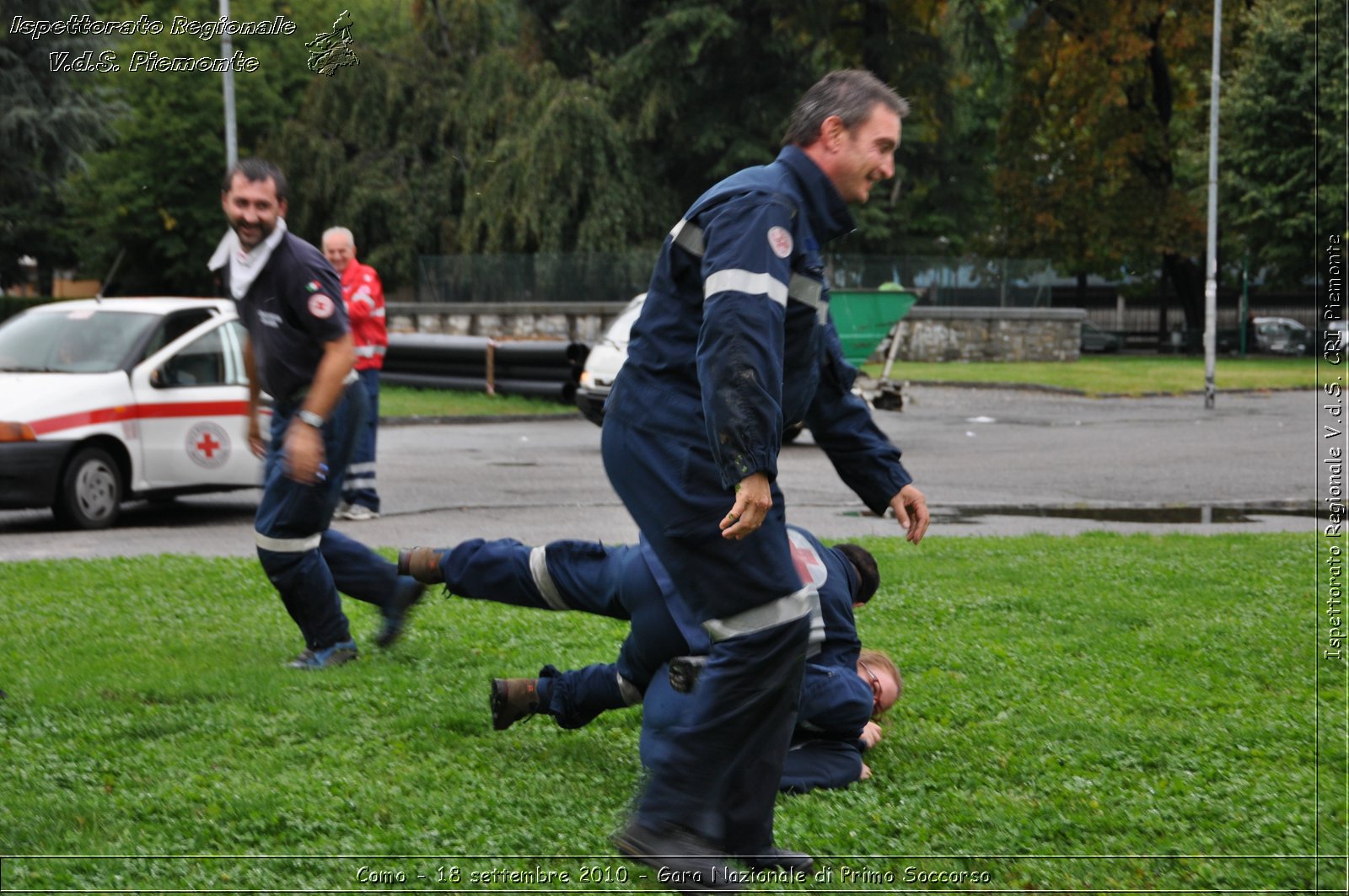 Como - 18 settembre 2010 - Gara Nazionale di Primo Soccorso -  Croce Rossa Italiana - Ispettorato Regionale Volontari del Soccorso Piemonte