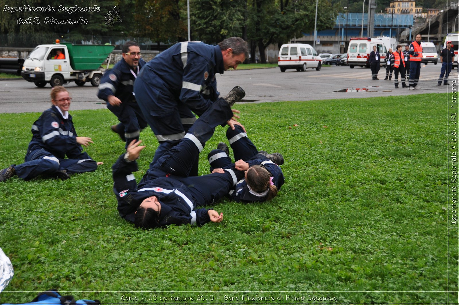 Como - 18 settembre 2010 - Gara Nazionale di Primo Soccorso -  Croce Rossa Italiana - Ispettorato Regionale Volontari del Soccorso Piemonte