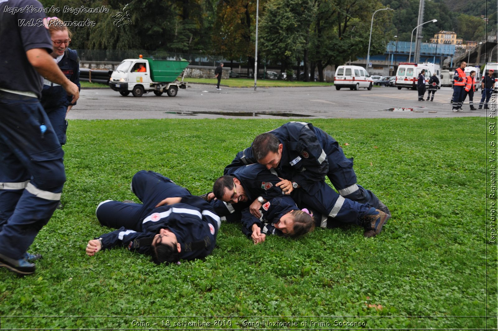 Como - 18 settembre 2010 - Gara Nazionale di Primo Soccorso -  Croce Rossa Italiana - Ispettorato Regionale Volontari del Soccorso Piemonte