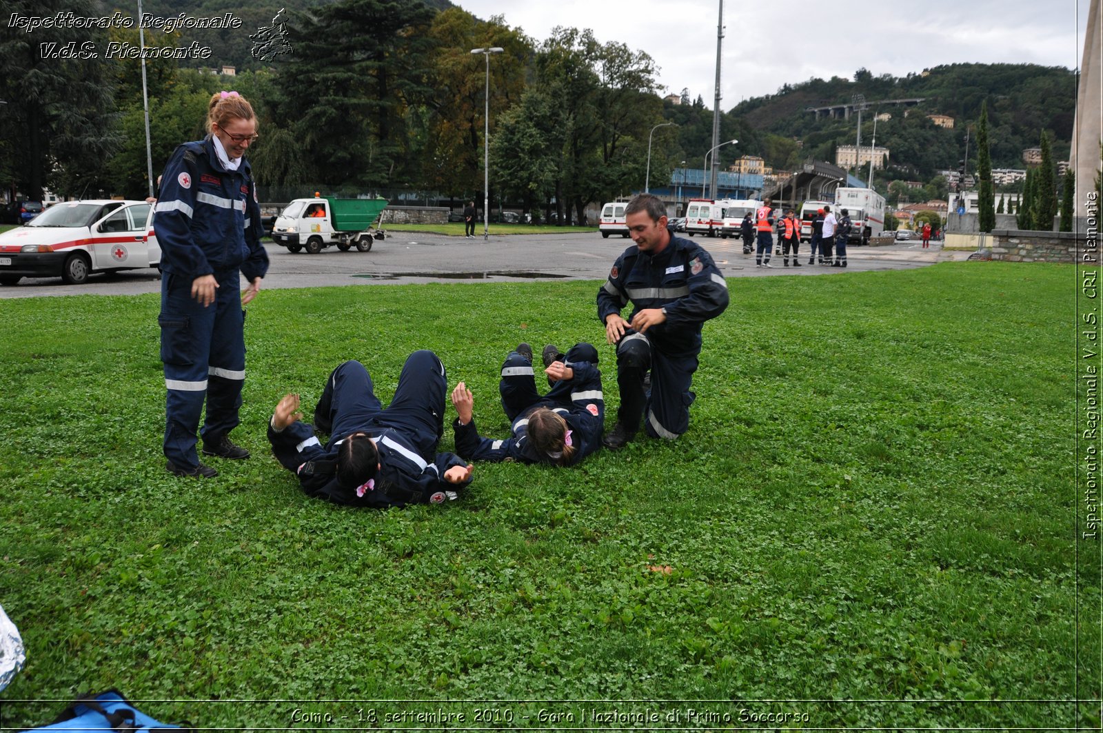 Como - 18 settembre 2010 - Gara Nazionale di Primo Soccorso -  Croce Rossa Italiana - Ispettorato Regionale Volontari del Soccorso Piemonte