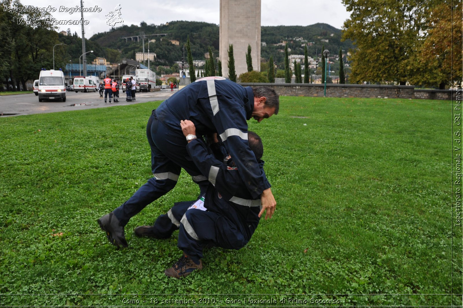 Como - 18 settembre 2010 - Gara Nazionale di Primo Soccorso -  Croce Rossa Italiana - Ispettorato Regionale Volontari del Soccorso Piemonte