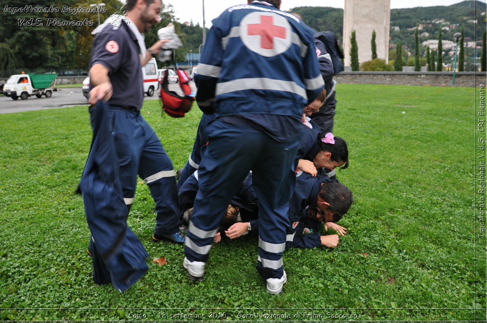 Como - 18 settembre 2010 - Gara Nazionale di Primo Soccorso -  Croce Rossa Italiana - Ispettorato Regionale Volontari del Soccorso Piemonte