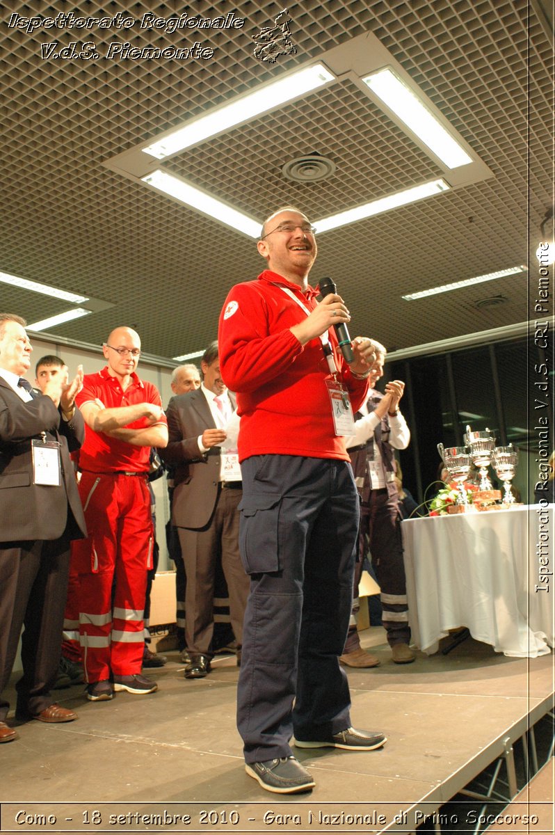 Como - 18 settembre 2010 - Gara Nazionale di Primo Soccorso -  Croce Rossa Italiana - Ispettorato Regionale Volontari del Soccorso Piemonte