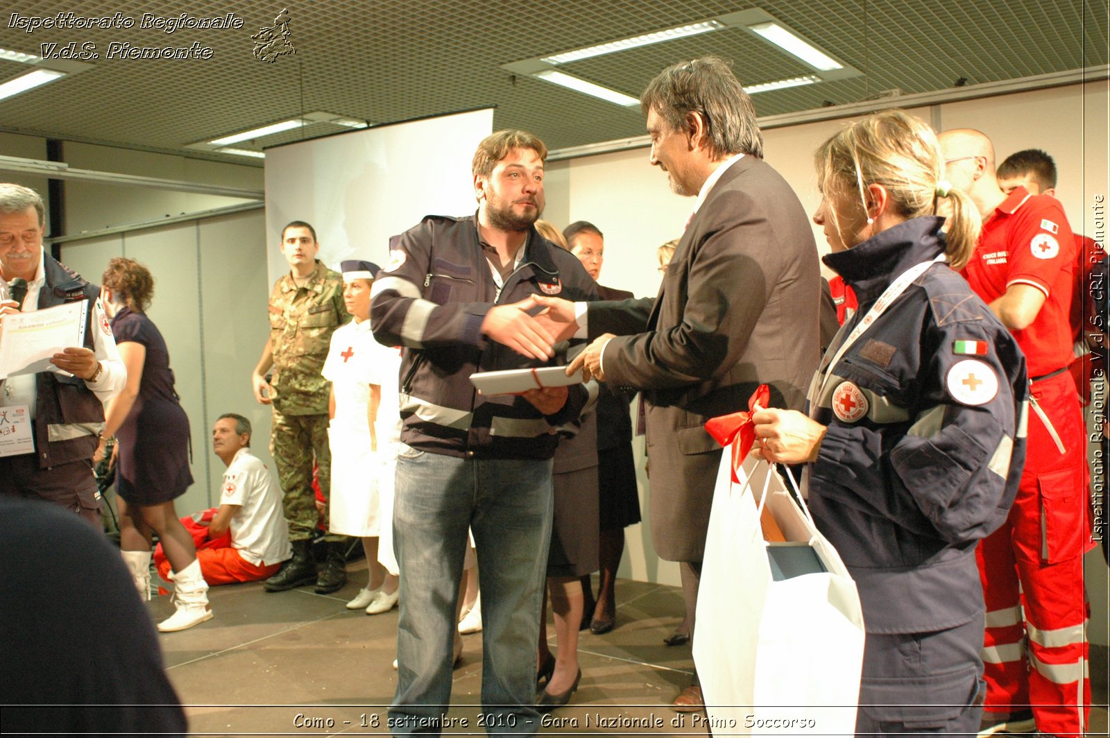 Como - 18 settembre 2010 - Gara Nazionale di Primo Soccorso -  Croce Rossa Italiana - Ispettorato Regionale Volontari del Soccorso Piemonte