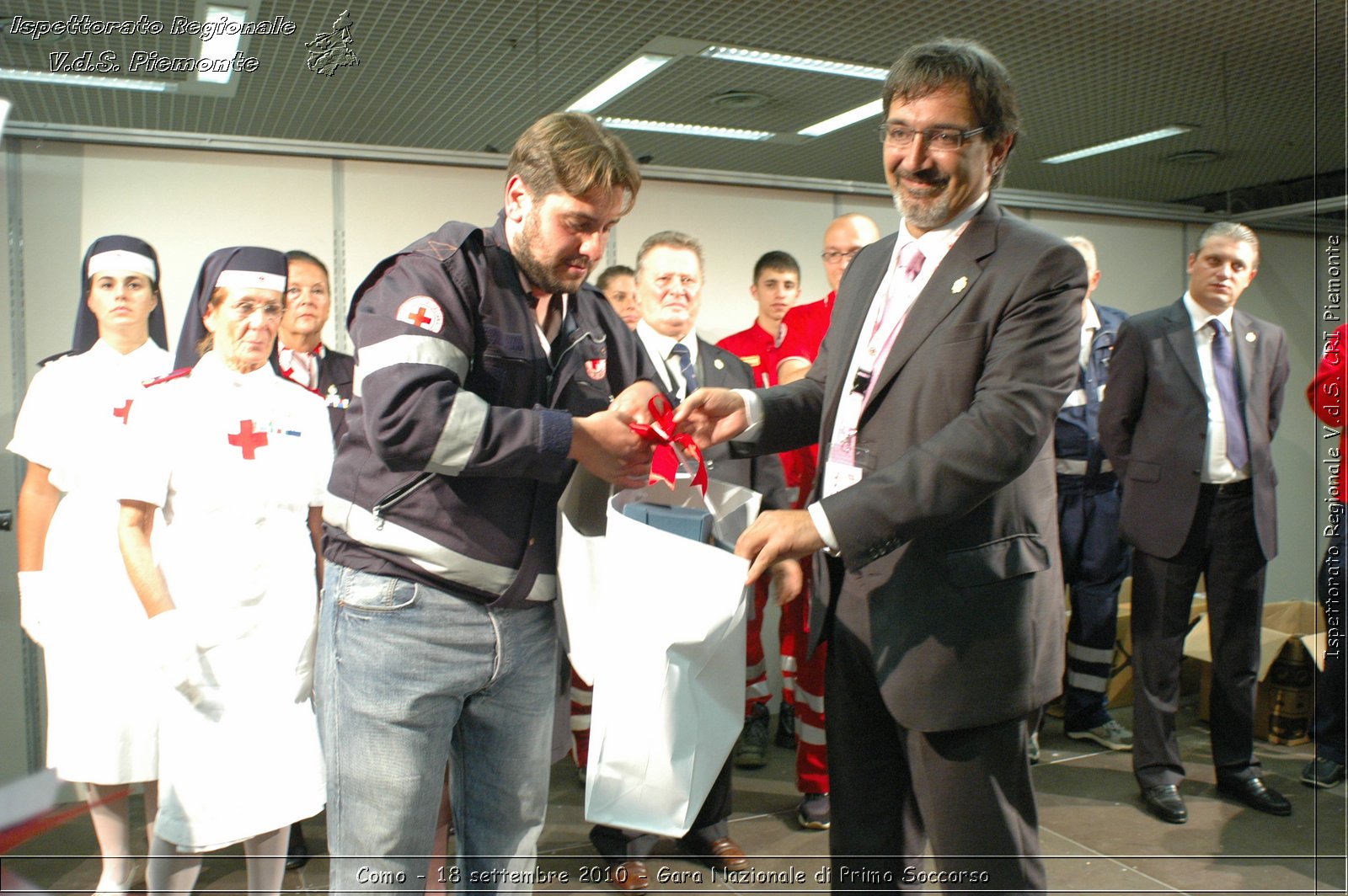 Como - 18 settembre 2010 - Gara Nazionale di Primo Soccorso -  Croce Rossa Italiana - Ispettorato Regionale Volontari del Soccorso Piemonte