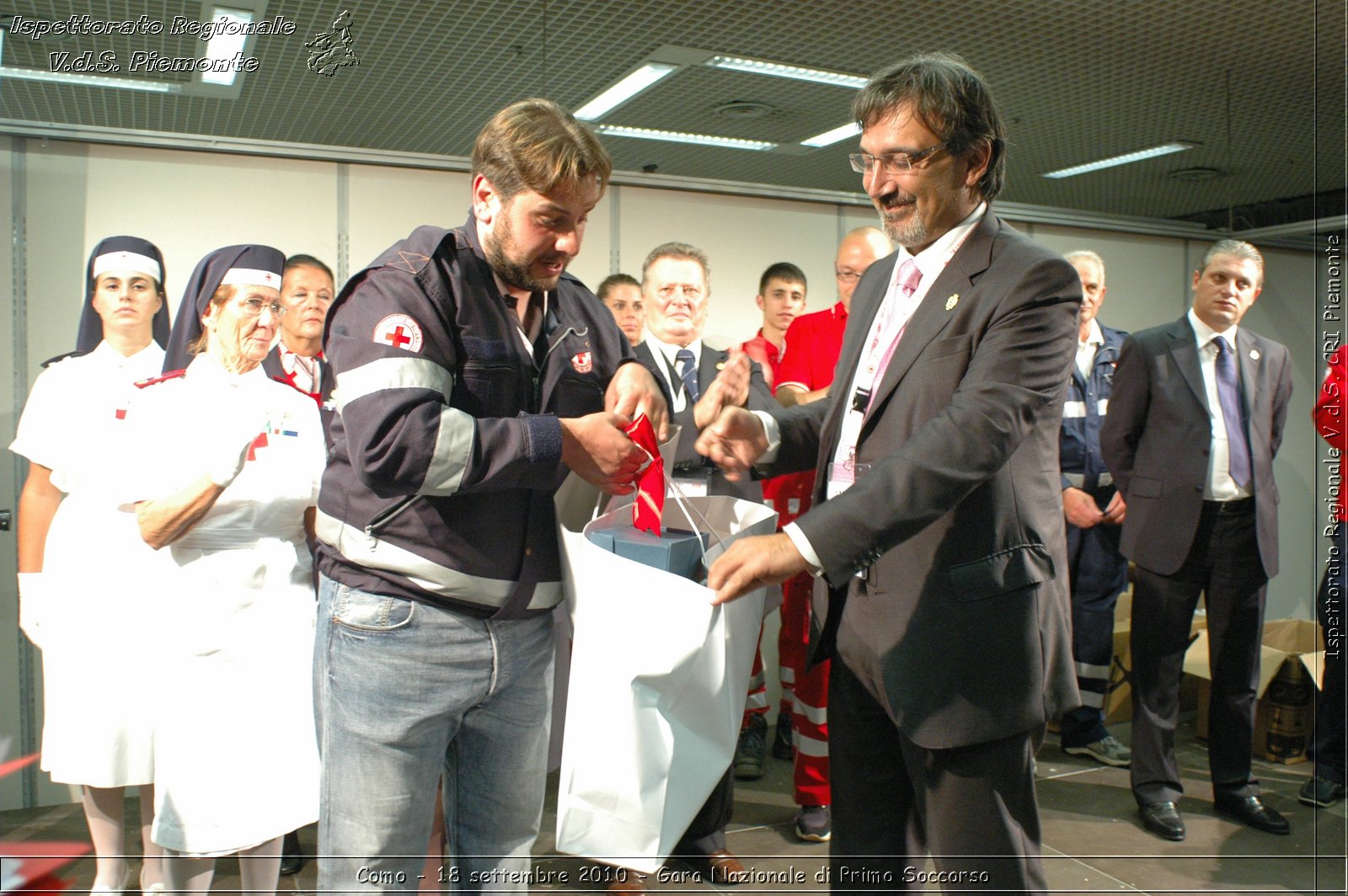 Como - 18 settembre 2010 - Gara Nazionale di Primo Soccorso -  Croce Rossa Italiana - Ispettorato Regionale Volontari del Soccorso Piemonte