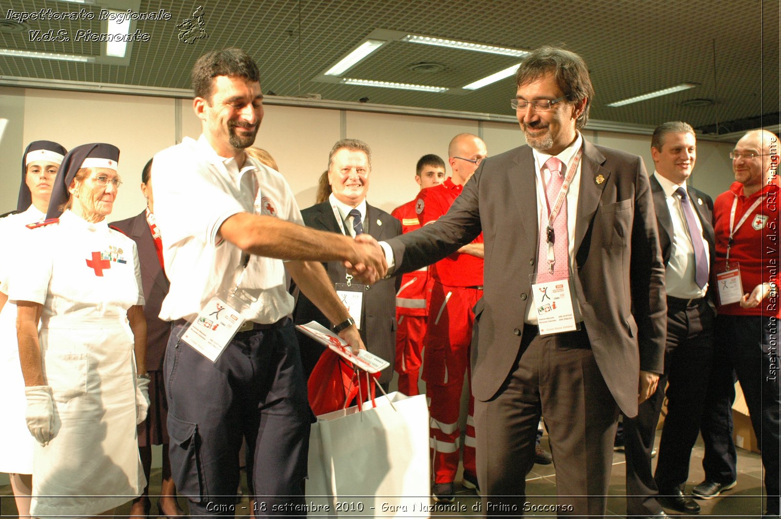 Como - 18 settembre 2010 - Gara Nazionale di Primo Soccorso -  Croce Rossa Italiana - Ispettorato Regionale Volontari del Soccorso Piemonte