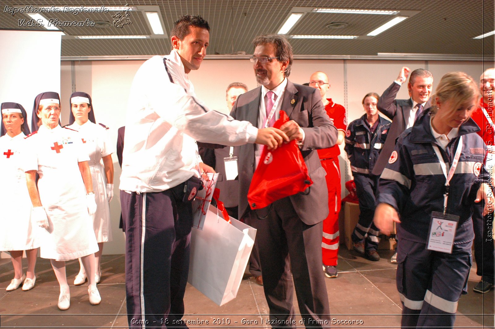 Como - 18 settembre 2010 - Gara Nazionale di Primo Soccorso -  Croce Rossa Italiana - Ispettorato Regionale Volontari del Soccorso Piemonte