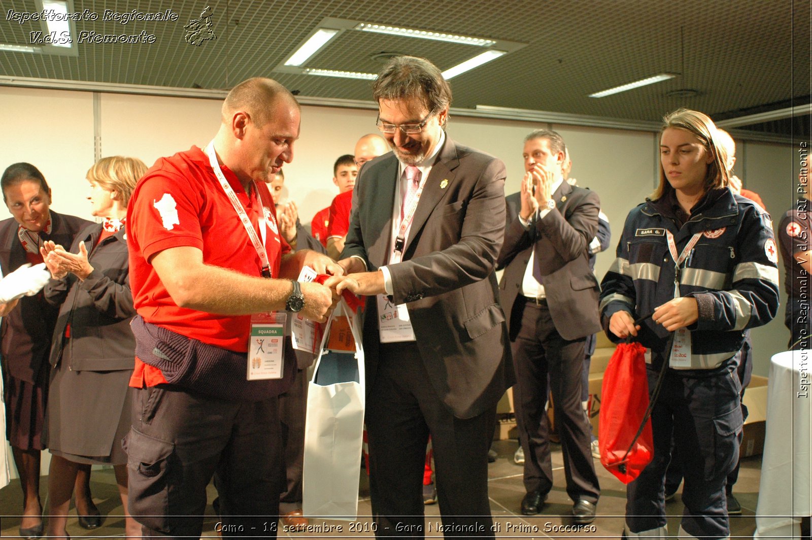 Como - 18 settembre 2010 - Gara Nazionale di Primo Soccorso -  Croce Rossa Italiana - Ispettorato Regionale Volontari del Soccorso Piemonte